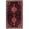Hand Made Rug Hamadan Persia 136x227 Black Red