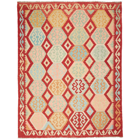 Kilim 185x241 Cm Kilim, Afghanistan, Hand-carded Wool (warp: