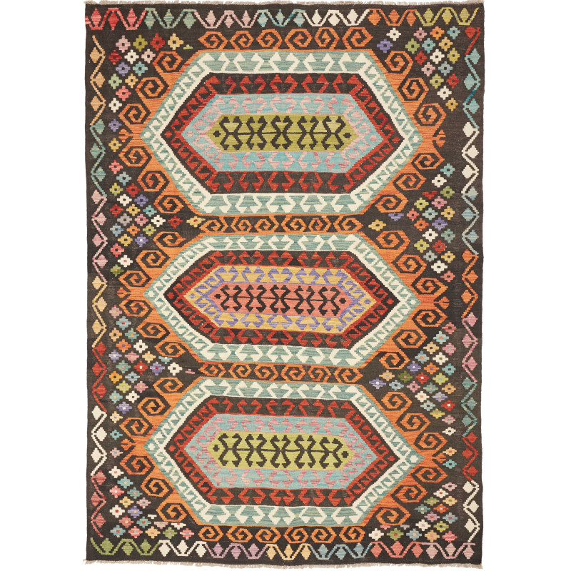 Kilim 178x248 Cm Kilim Afghanistan Hand-carded Wool Cotton