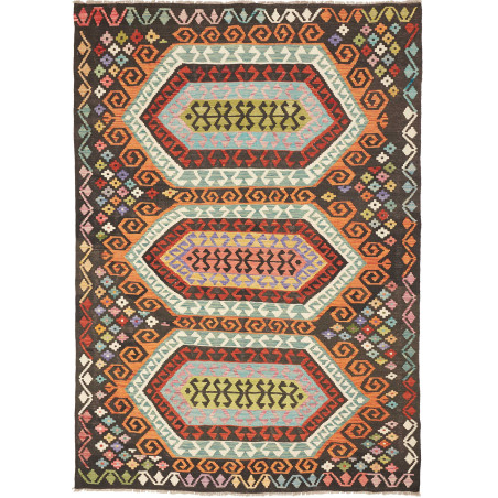 Kilim 178x248 Cm Kilim Afghanistan Hand-carded Wool Cotton