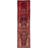 Hand Made Rug Hamadan Persia 112x480 Red Blue