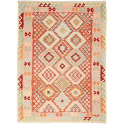 Kilim 181x238 Cm Kilim, Afghanistan, Hand-carded Wool (warp: