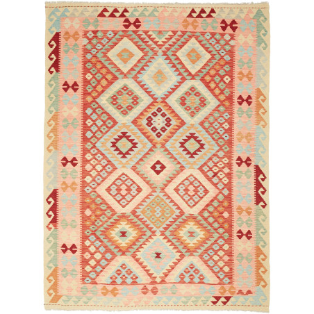 Kilim 181x238 Cm Kilim, Afghanistan, Hand-carded Wool (warp: