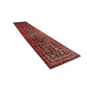 Hand Made Rug Hamadan Persia 110x515 Black Red