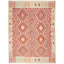 Kilim 182x242 Cm Kilim, Afghanistan, Hand-carded Wool (warp: