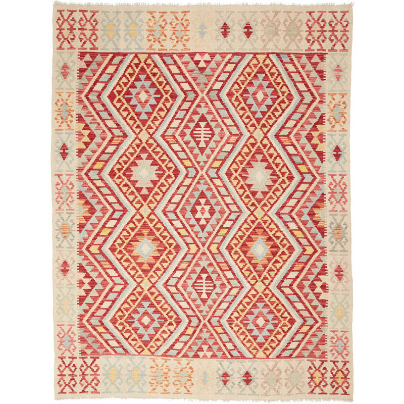 Kilim 182x242 Cm Kilim, Afghanistan, Hand-carded Wool (warp: