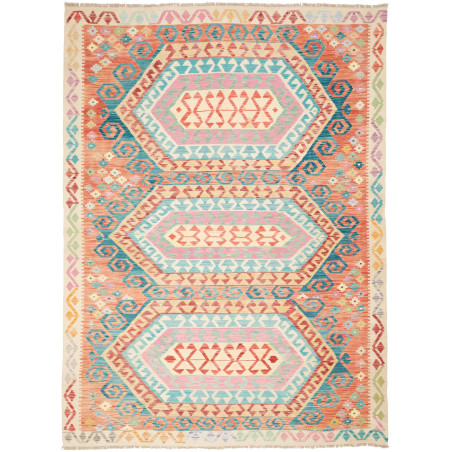 Kilim 181x243 Cm Kilim Afghanistan Hand-carded Wool