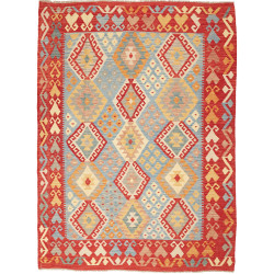 Kilim 179x244 Cm Kilim, Afghanistan, Hand-carded Wool, Warp: