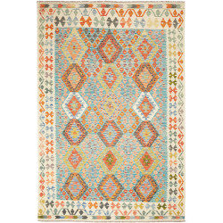 Kilim 204x306 Cm Kilim, Afghanistan, Hand-carded Wool (warp: