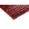 Hand Made Rug Hamadan Persia 107x380 Red Black