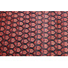 Hand Made Rug Hamadan Persia 107x380 Red Black