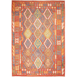 Kilim 205x293 Cm Kilim Afghanistan, Hand-carded Wool (warp:
