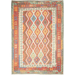 Kilim 210x294 Cm Kilim Afghanistan Hand-carded Wool (warp: