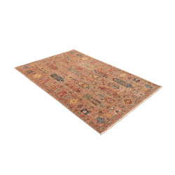 Rug Tribal Pakistan 123x188 Terracotta Rust Blu
