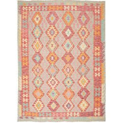 Kilim 177x246 Cm Afghan Kilim, Hand-carded Wool, 0.3 Cm