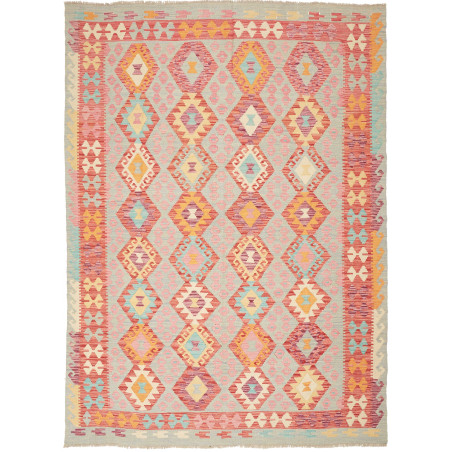 Kilim 177x246 Cm Afghan Kilim, Hand-carded Wool, 0.3 Cm