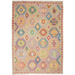 Kilim 173x247 Cm Kilim Afghanistan Wool Multicolored