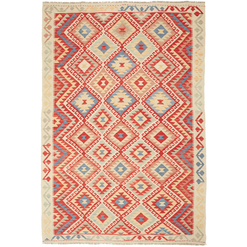 Kilim 167x244 Cm Kilim Afghanistan, Hand-carded Wool (cotton