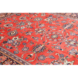 Rug Sarough Persia 207x310 Coral Red Navy Blue