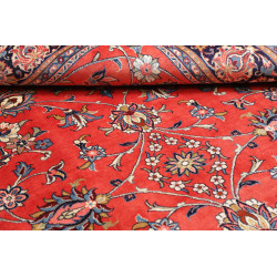 Rug Sarough Persia 207x310 Coral Red Navy Blue