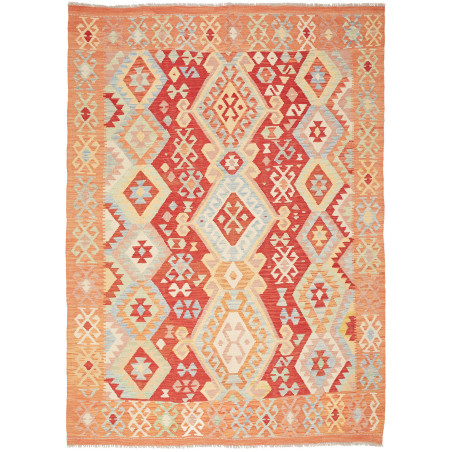 Kilim 182x248 Cm Kilim, Afghanistan, Hand-carded Wool (warp:
