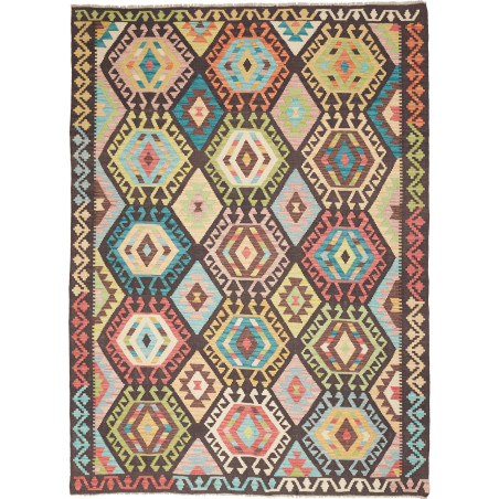 Kilim 174x238 Cm Kilim Afghanistan Hand-carded Wool (warp: