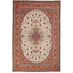 Tabriz 203x302 Cm Tabriz, Persia, Hand-carded Wool (warp: