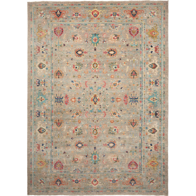 Ziegler Fine 275x369 Cm Ziegler Fine, Pakistan, Hand-carded