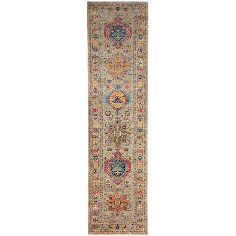 Tribal 78x304 Cm Tribal, Pakistan, Hand-carded Wool (warp: