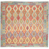 Hand Made Rug Kilim Afghanistan 255x238 Red Blu