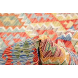 Hand Made Rug Kilim Afghanistan 255x238 Red Blu