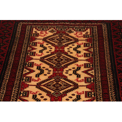 Baluch 100x208 Cm Baluch Persia Lana Cardata A Mano