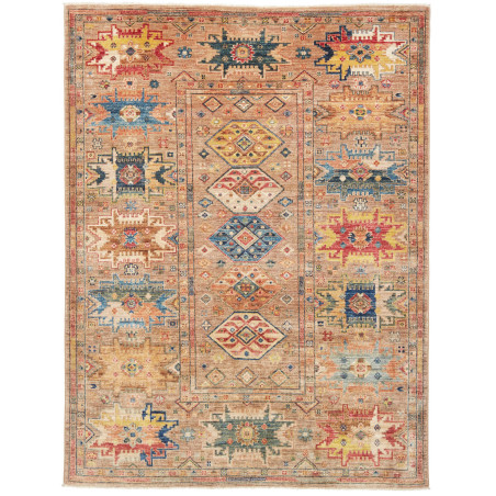 Rug Tribal Pakistan 148x200 : Warm Sandy Beige