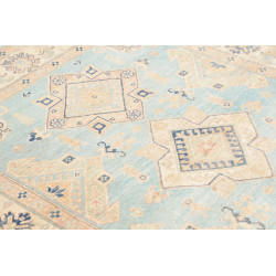 Rug Kazak Co 151x204 Sky Blue Cream