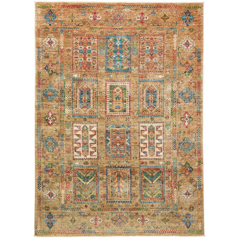 Rug Tribal Pakistan 147x205 Ochre Blue