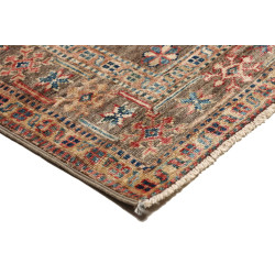 Tappeto Kazak Fine Pakistan 85x256 Marrone Terr