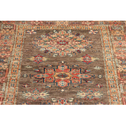 Tappeto Kazak Fine Pakistan 85x256 Marrone Terr