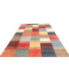Tappeto Mosaic Pakistan 192x293 Blu Rosso