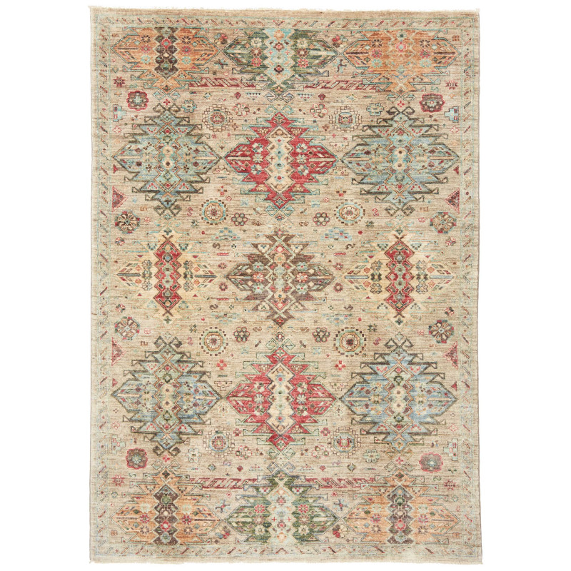 Tribal 145x207 Cm Tribal Pakistan Hand-carded Wool Cotton