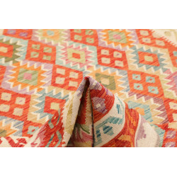 Rug Kilim Afghanistan 203x293 Orange Red Multi