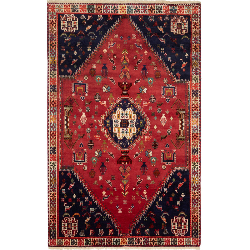 Shiraz 177x280 Cm Shiraz, Persia, Hand-carded Wool