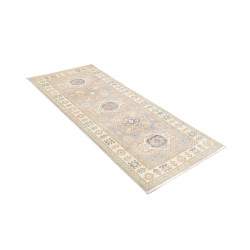 Rug Kazak Afghanistan 83x195 Light Grey Beige C