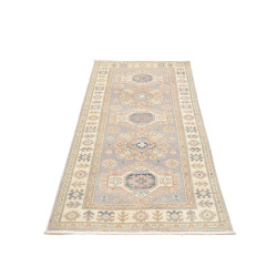 Rug Kazak Afghanistan 83x195 Light Grey Beige C