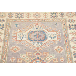 Rug Kazak Afghanistan 83x195 Light Grey Beige C