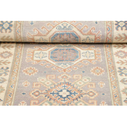 Rug Kazak Afghanistan 83x195 Light Grey Beige C