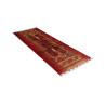 Rug Siva Pakistan 81x204 Bordeaux Red Beige Blu