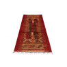 Rug Siva Pakistan 81x204 Bordeaux Red Beige Blu