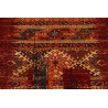 Rug Siva Pakistan 81x204 Bordeaux Red Beige Blu