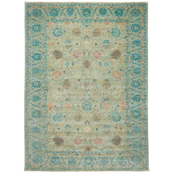 Rug Ziegler Fine Pakistan 246x339 Teal Turquoise