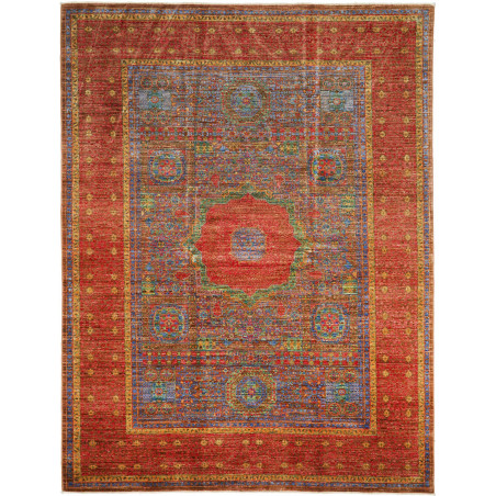 Rug Mamlouk Pakistan 177x235 Brick Red Indigo B